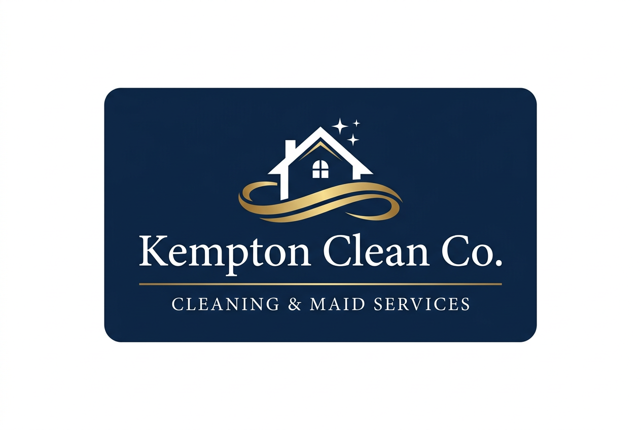 Kempton Clean Co. — luxury cleaning logo